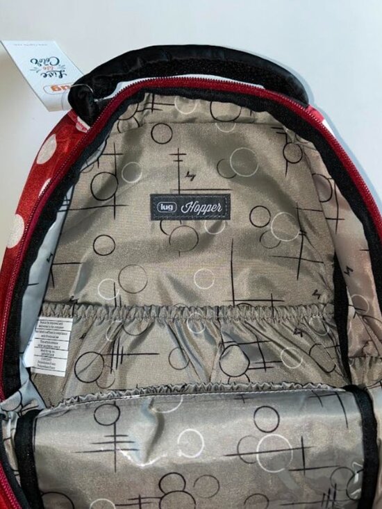 Lug Hopper Backpack Crimson Large Dot Disney Minnie Mouse Polka Dot main image 6
